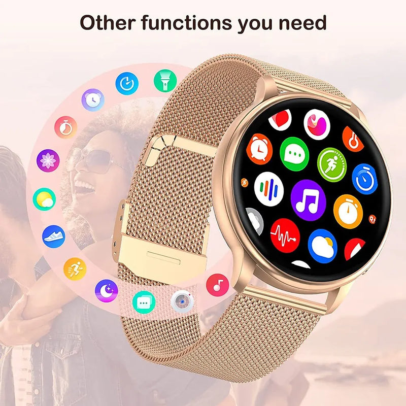 Relógio inteligente MEVADEN Bluetooth feminino relógios de discagem personalizada homens esporte fitness rastreador frequência cardíaca smartwatch para Android IOS Y22